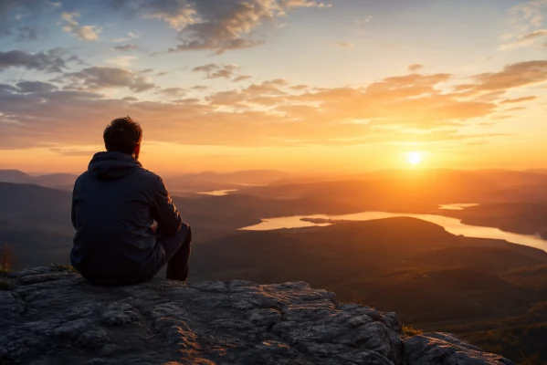 A quiet moment beyond the demands of connected life