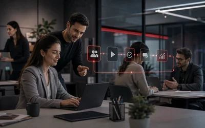 Introducing technology in a company through clear training, support and reduced employee stress.